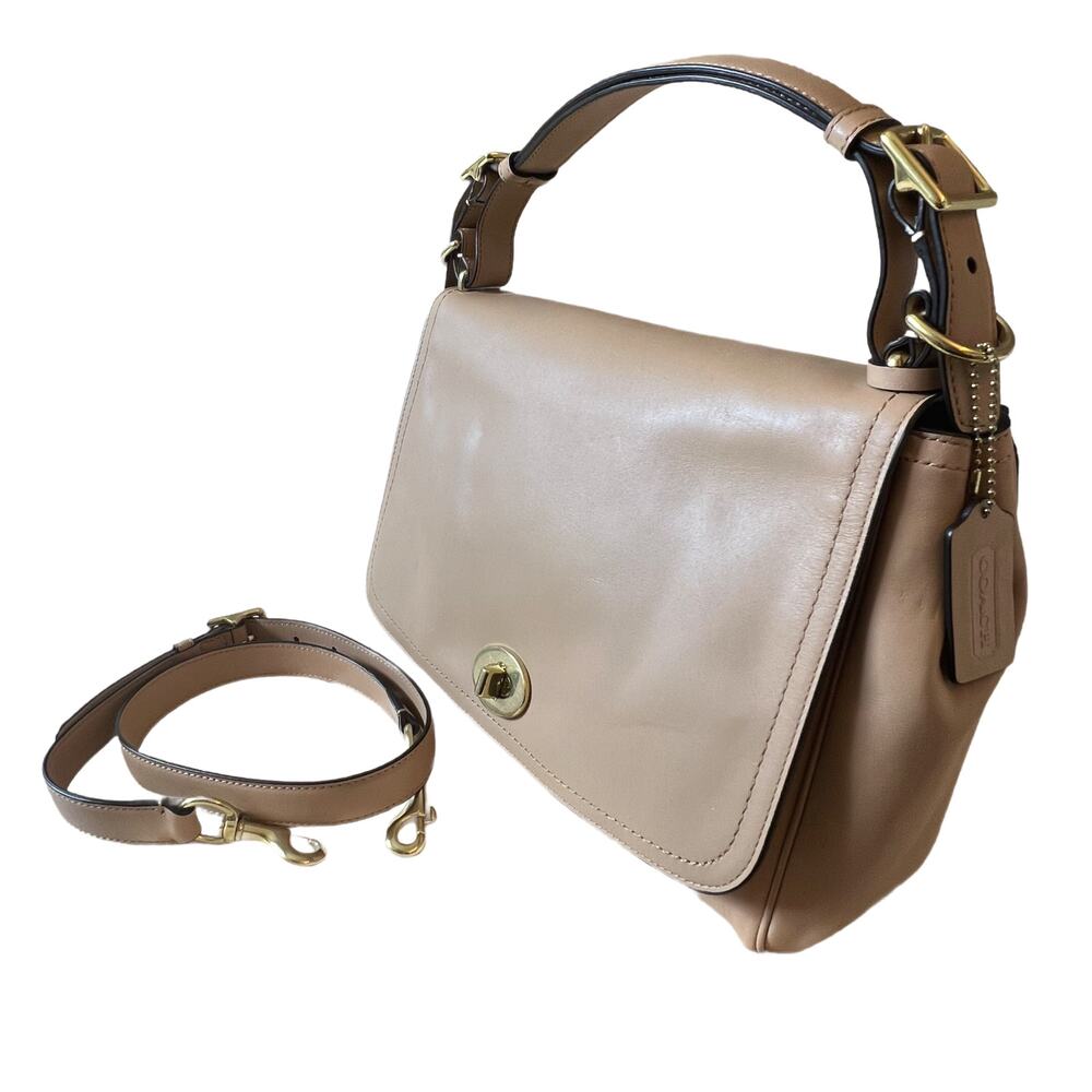 NWT. COACH Legacy Top Handle Handbag. Color Sand. Removable Adj Shoulder Strap. - Picture 2 of 10